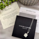 Hepburn and Hughes Slide Rule Pendant | Maths and Science Gift | Sterling Silver