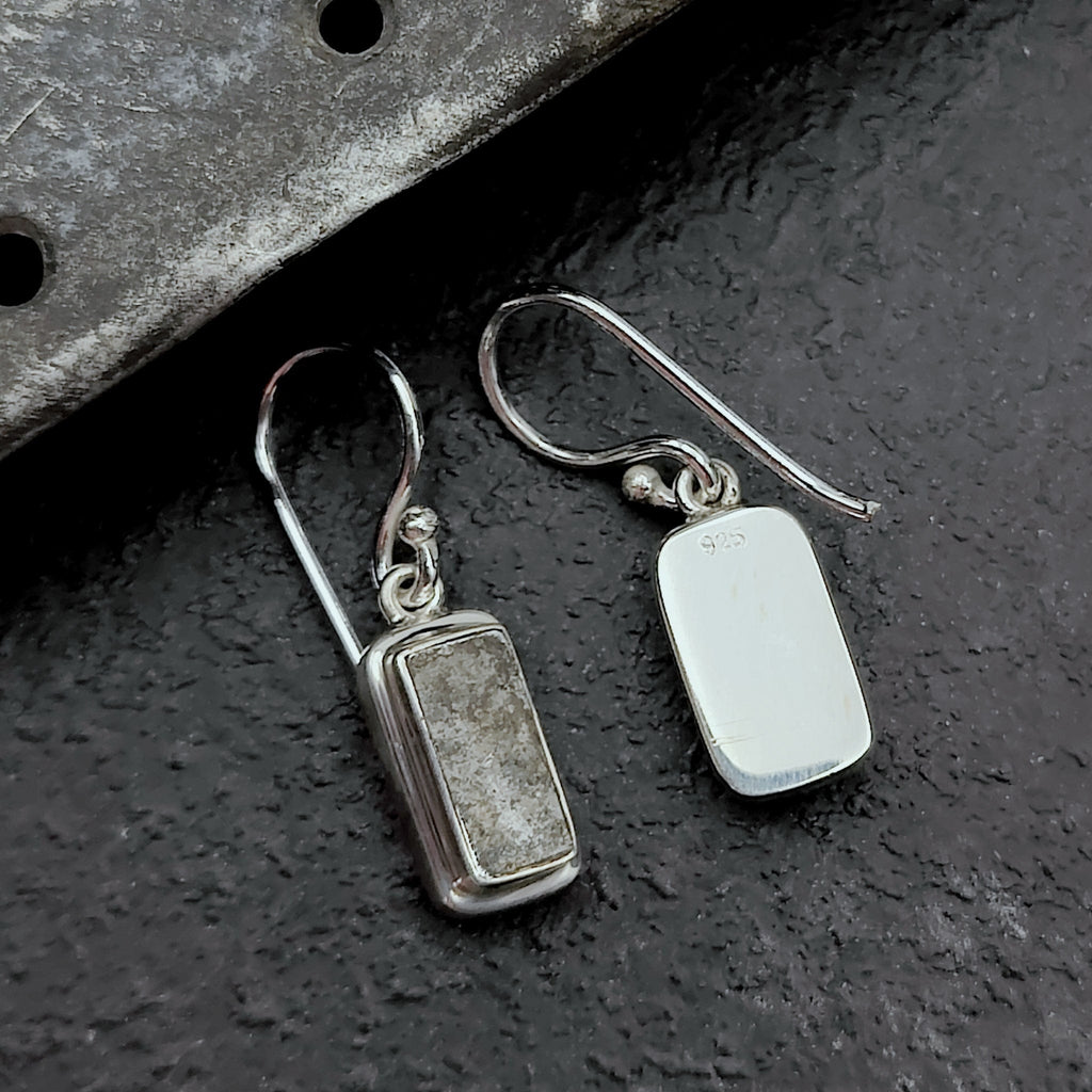 Hepburn and Hughes Spitfire Earrings | Made with Original Spitfire Fuselage | Sterling Silver