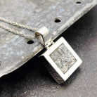 Hepburn and Hughes Spitfire Pendant | 15mm square | Original Spitfire Fuselage | Set in Sterling Silver