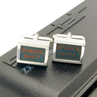 Hepburn and Hughes Sterling Silver ZX Spectrum Keyboard Cufflinks | Upcycled Retro Gaming Gift