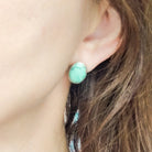 Hepburn and Hughes Turquoise Earring | Oval Stud Earrings | 3 options | Sterling Silver