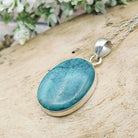 Hepburn and Hughes Turquoise Pendant | 30mm Oval | 3 Options | Sterling Silver