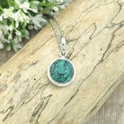 Hepburn and Hughes Turquoise Pendant | December Birthstone | 11th anniversary gift | Sterling Silver