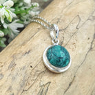 Hepburn and Hughes Turquoise Pendant | December Birthstone | 11th anniversary gift | Sterling Silver