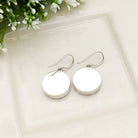 Hepburn and Hughes Upcycled Minton Pottery Earrings | 17mm Circular | 9th Anniversary | Sterling Silver