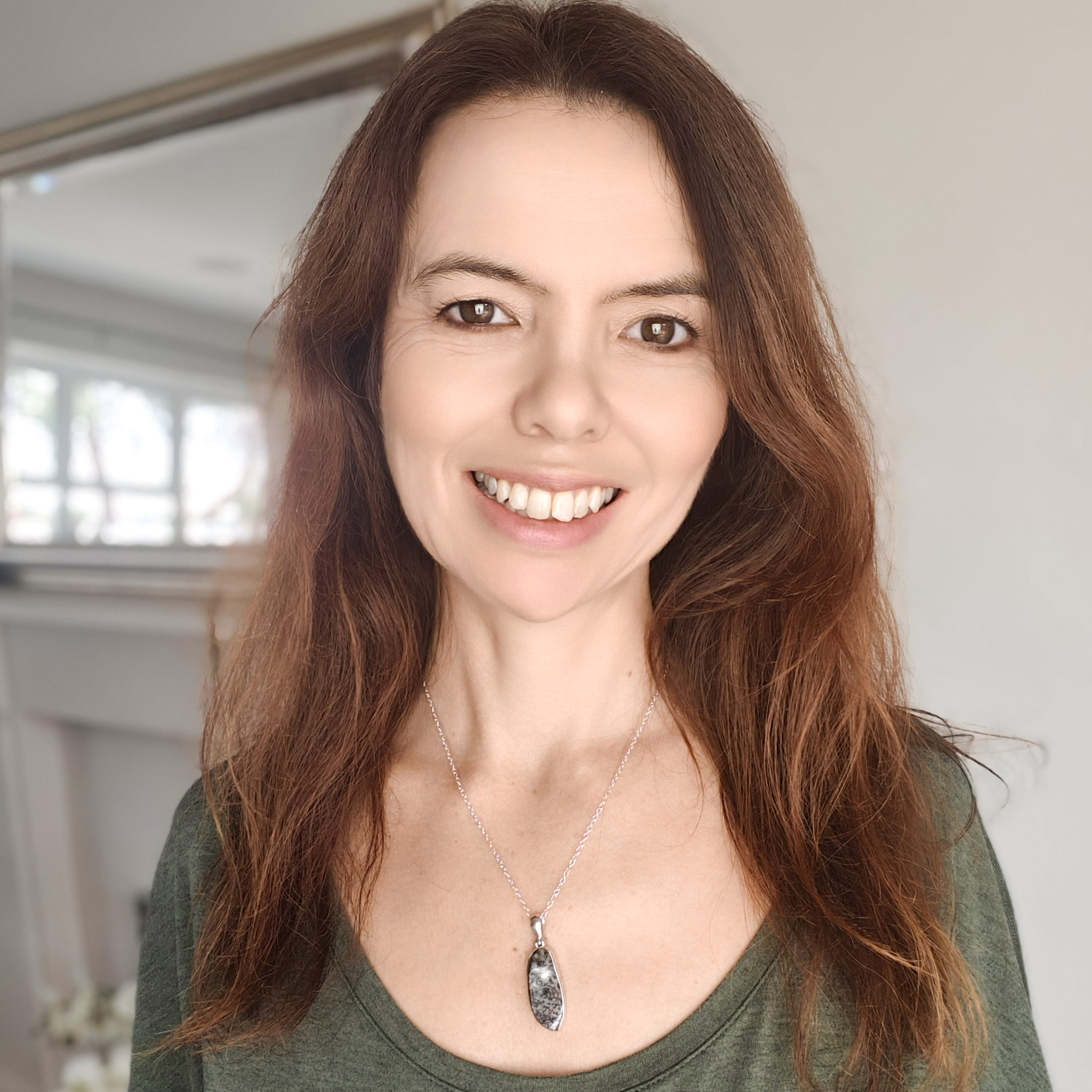 Hepburn and Hughes Welsh Preseli Bluestone Necklace | "Stonehenge" New Age Gift | 3 Options | Sterling Silver