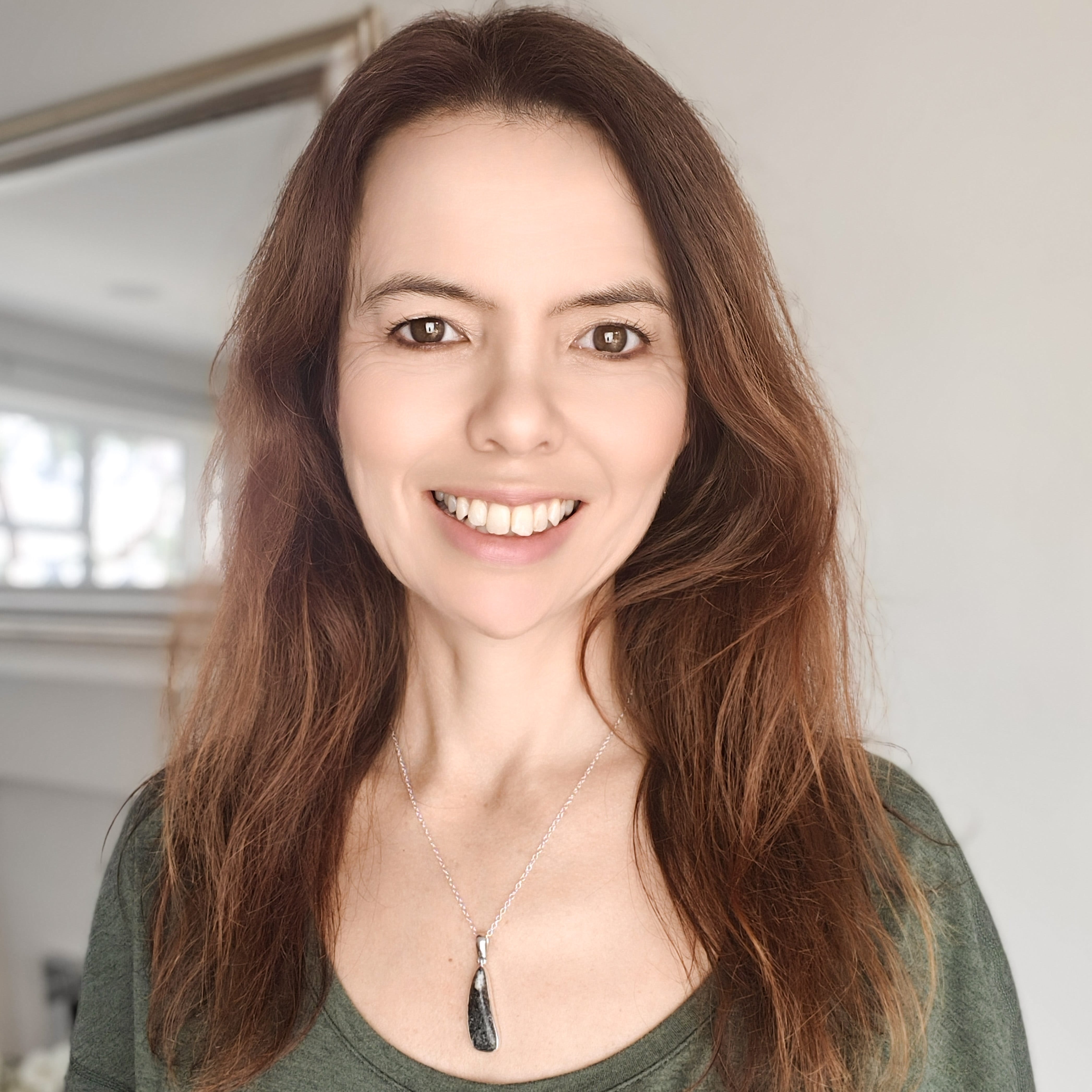 Hepburn and Hughes Welsh Preseli Bluestone Necklace | "Stonehenge" New Age Gift | 3 Options | Sterling Silver