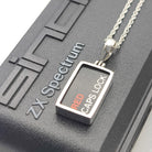 Hepburn and Hughes ZX Spectrum Keyboard Pendants | Colours | Computer Gift | Sterling Silver