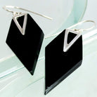 Hepburn and Hughes Art Deco Pendant and Earrings set, in Sterling Silver