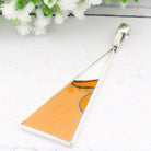 Hepburn and Hughes Art Deco Pendant, Clarice Cliff triangle in Sterling Silver