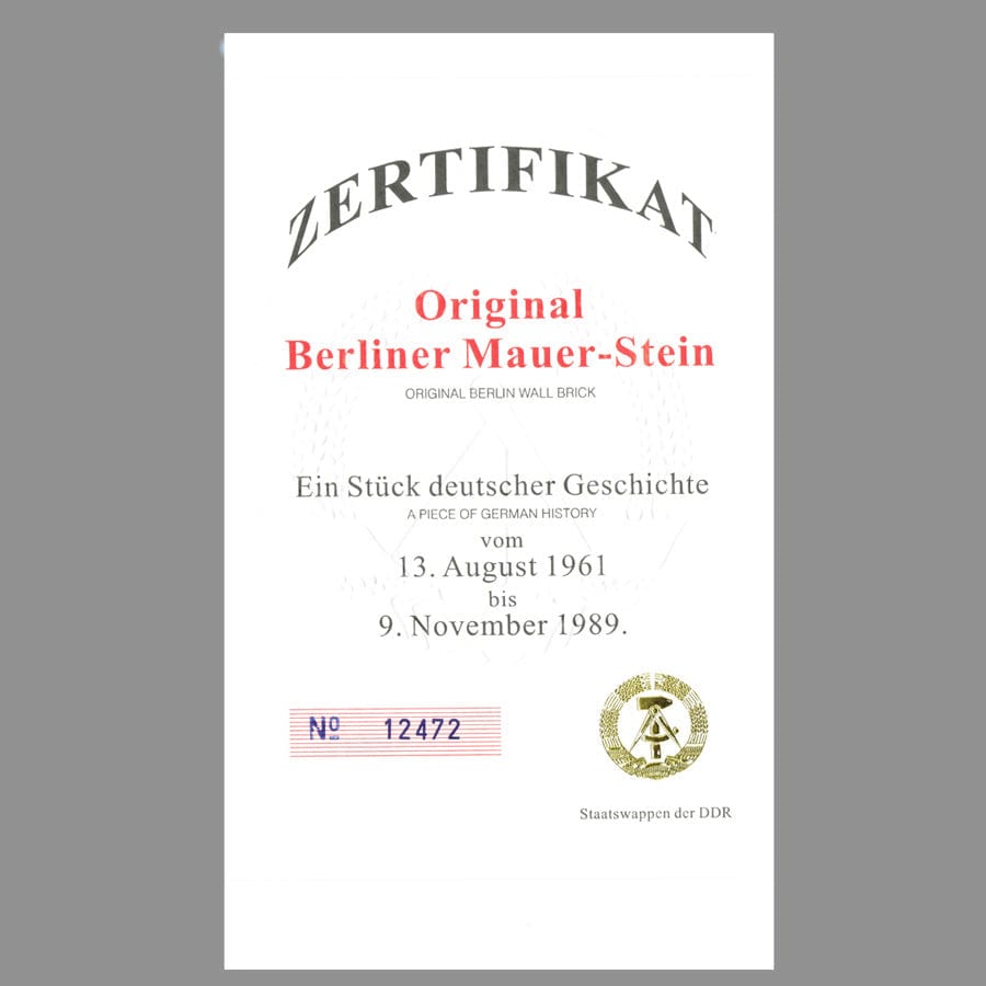 Hepburn and Hughes Berlin Wall Cufflinks | Historical Gift | Sterling Silver Cuff Links