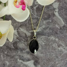 Hepburn and Hughes Black Onyx Pendant | Oval | Sterling Silver