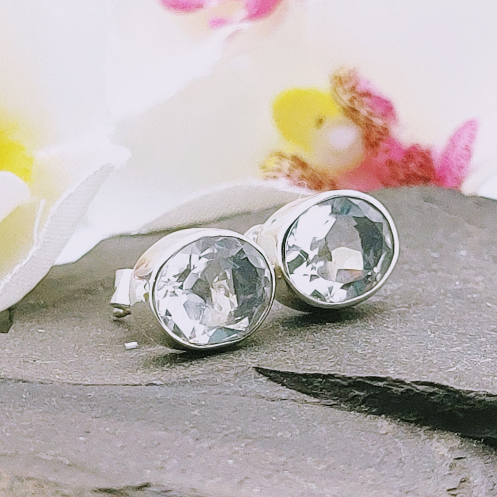Hepburn and Hughes Clear Quartz | Faceted Oval | Sterling Silver