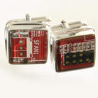 Hepburn and Hughes Computer Circuit Board Cufflinks in Sterling Silver