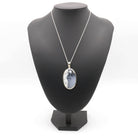 Hepburn and Hughes Dendritic Opal Pendant | Oval | in Sterling Silver