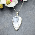 Hepburn and Hughes Dendritic Opal Pendant | Teardrop | Two Options | Sterling Silver