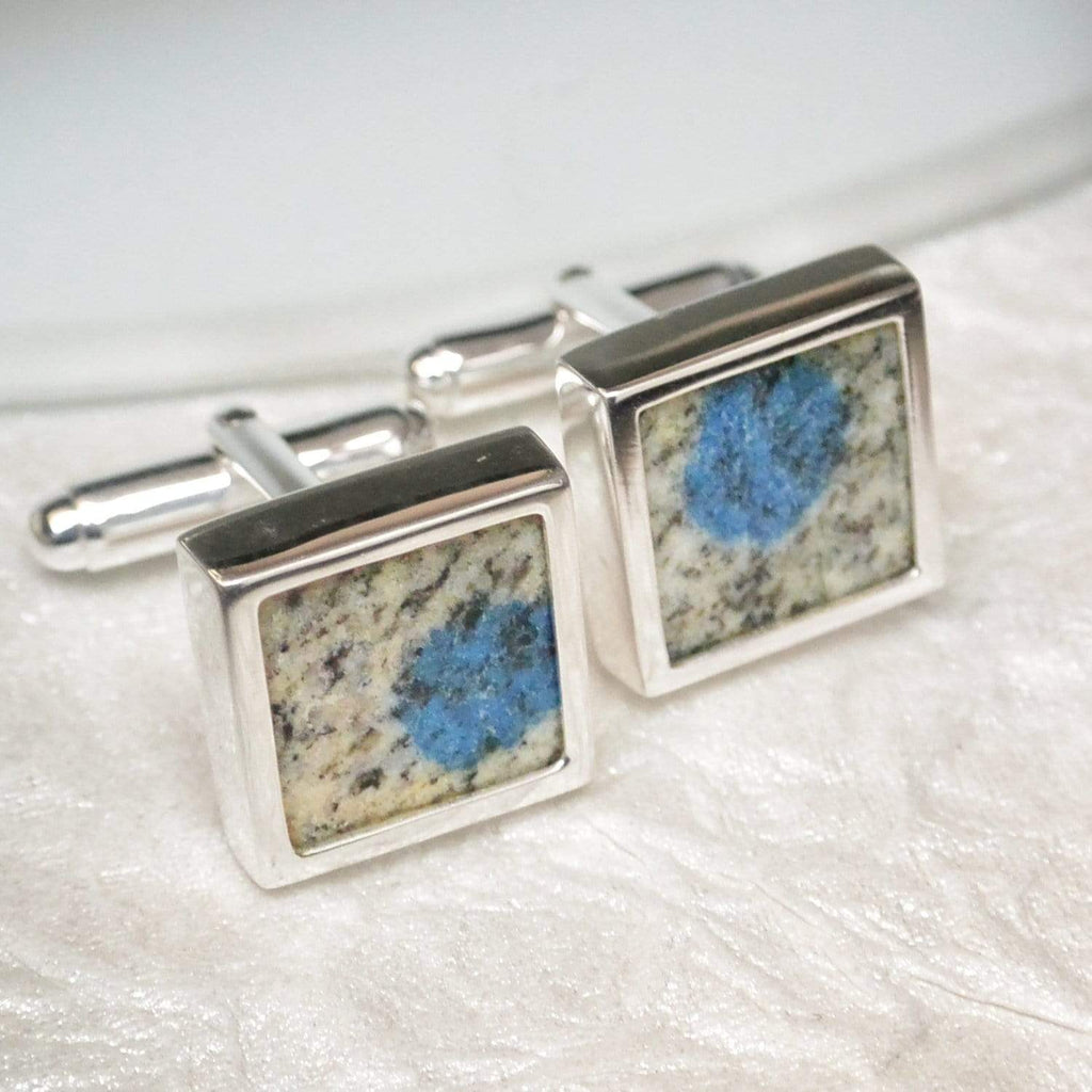 Hepburn and Hughes K2 Mountain Cufflinks in Sterling Silver