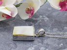 Hepburn and Hughes Mother of Pearl Pendant, Rectangle in Sterling Silver