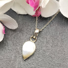 Hepburn and Hughes Mother of Pearl Pendant | Teardrop | Sterling Silver