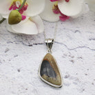 Hepburn and Hughes Ocean Jasper Pendant | Abstract | Sterling Silver