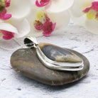 Hepburn and Hughes Ocean Jasper Pendant | Abstract | Sterling Silver