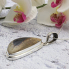 Hepburn and Hughes Ocean Jasper Pendant | Abstract | Sterling Silver