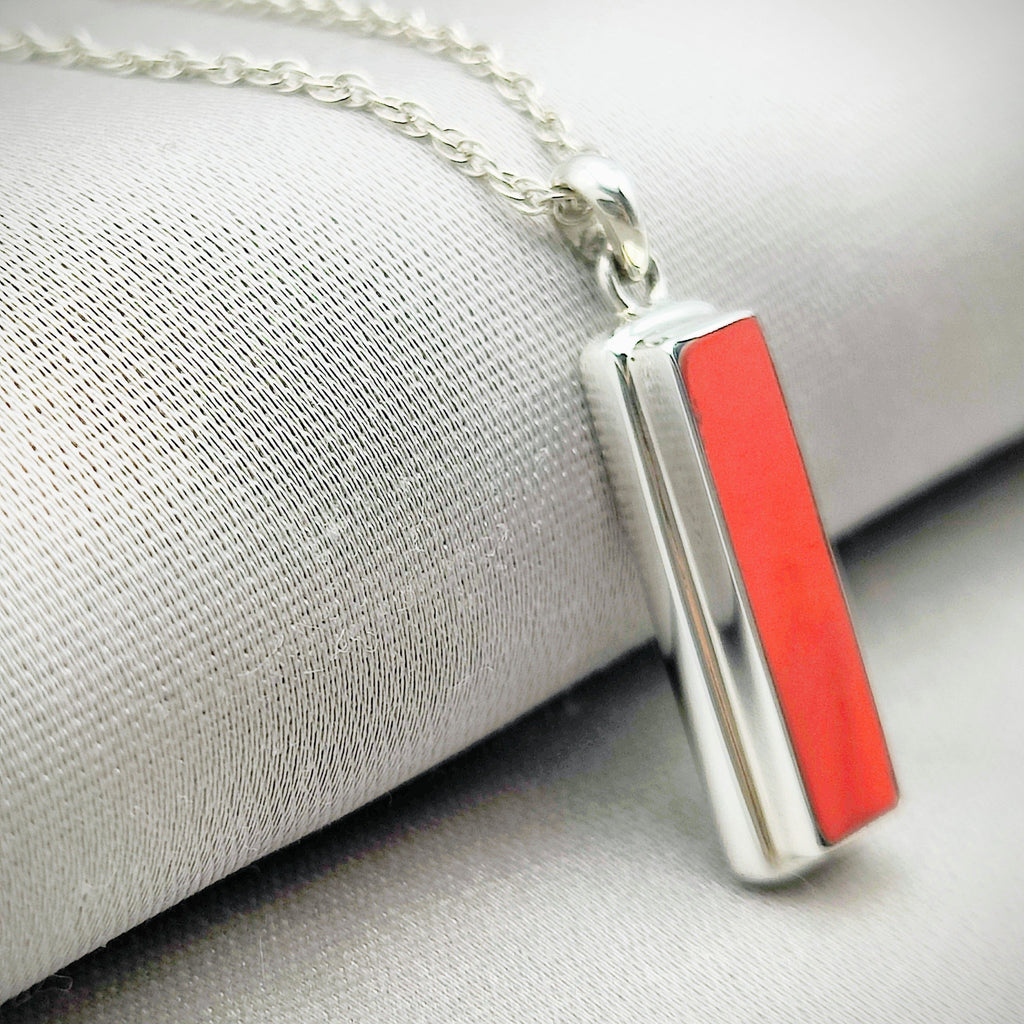 Hepburn and Hughes Red Arrows Pendant | Upcycled Rudder | Aviation Gift | Sterling Silver