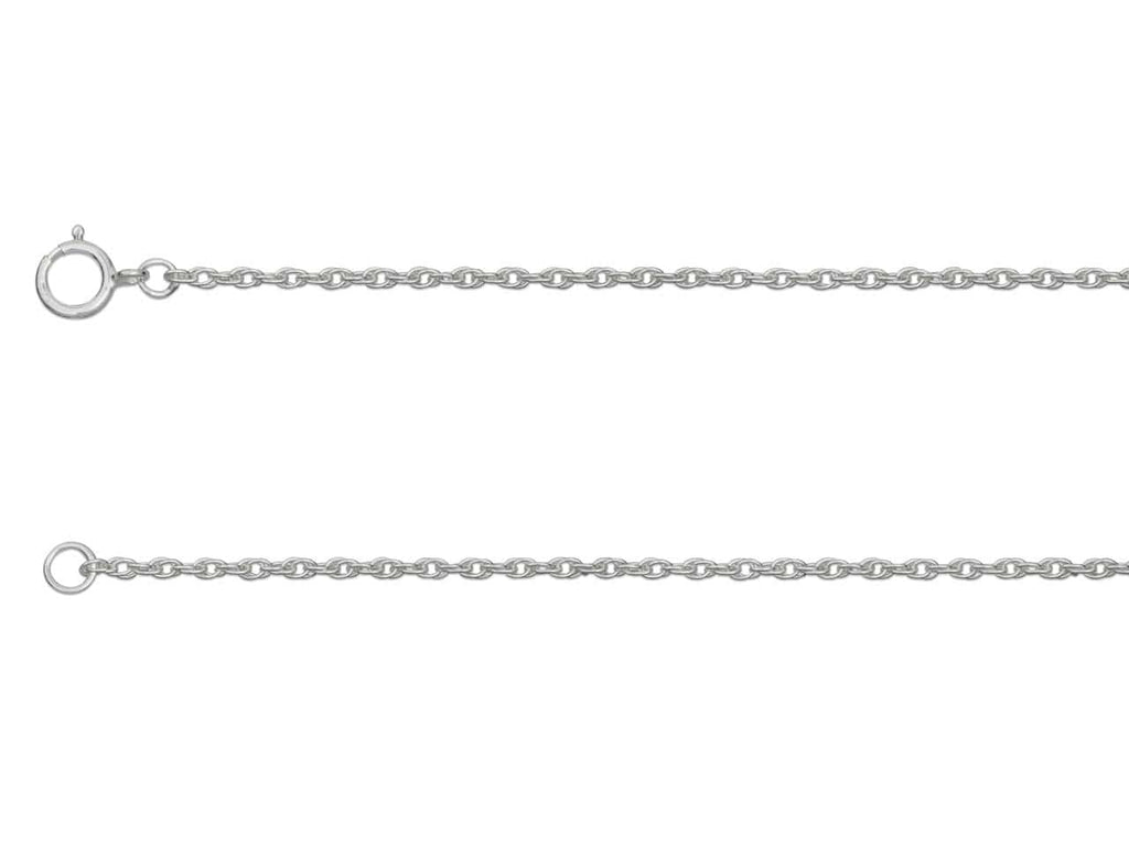 Hepburn and Hughes Rope Chain 18", Sterling Silver
