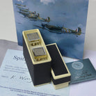 Hepburn and Hughes Set of 3 WW2 Plane Cufflinks - Spitfire, Hurricane and Lancaster Bomber - in Sterling Silver