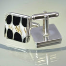 Hepburn and Hughes Troca Sterling Silver Cufflinks