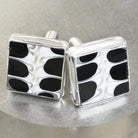 Hepburn and Hughes Troca Sterling Silver Cufflinks