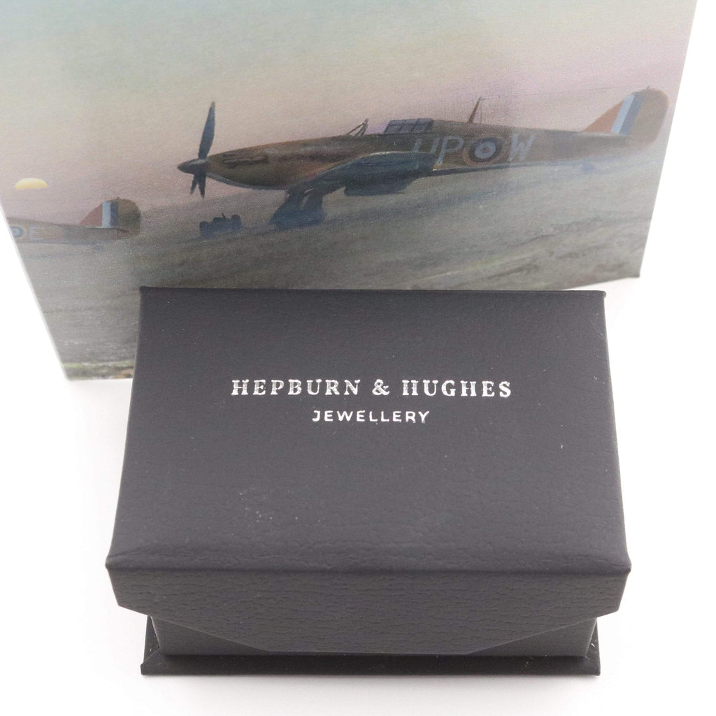 Hepburn and Hughes WWII Hurricane Cufflinks | Made from original parts | Sterling Silver