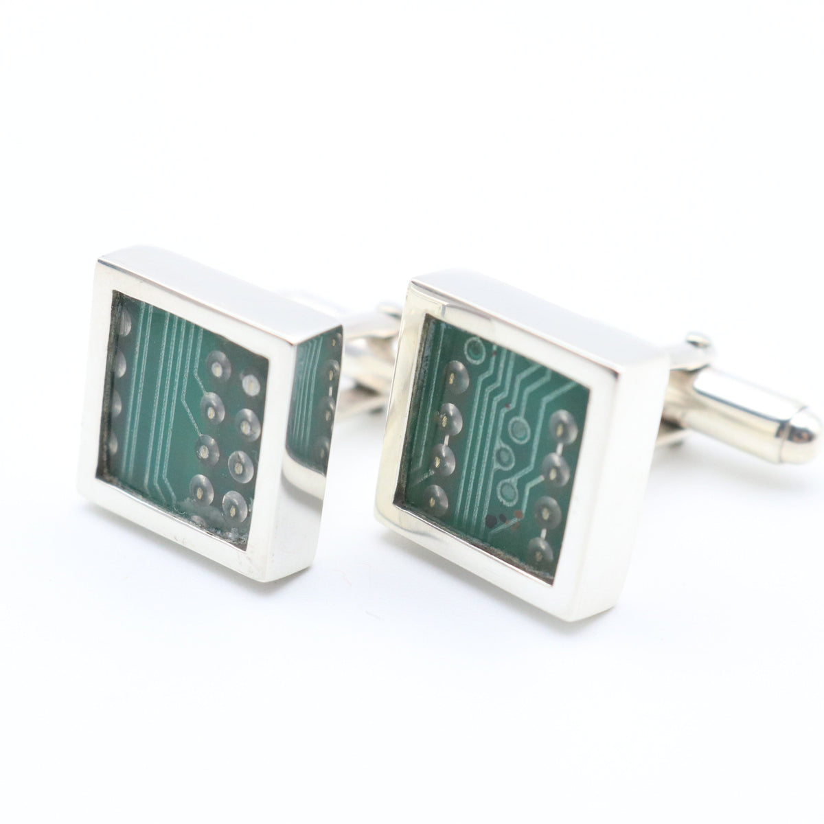 Cufflinks Computer ZX Spectrum Computer Cufflinks | Circuit Board | Computer Gift | Sterl ...