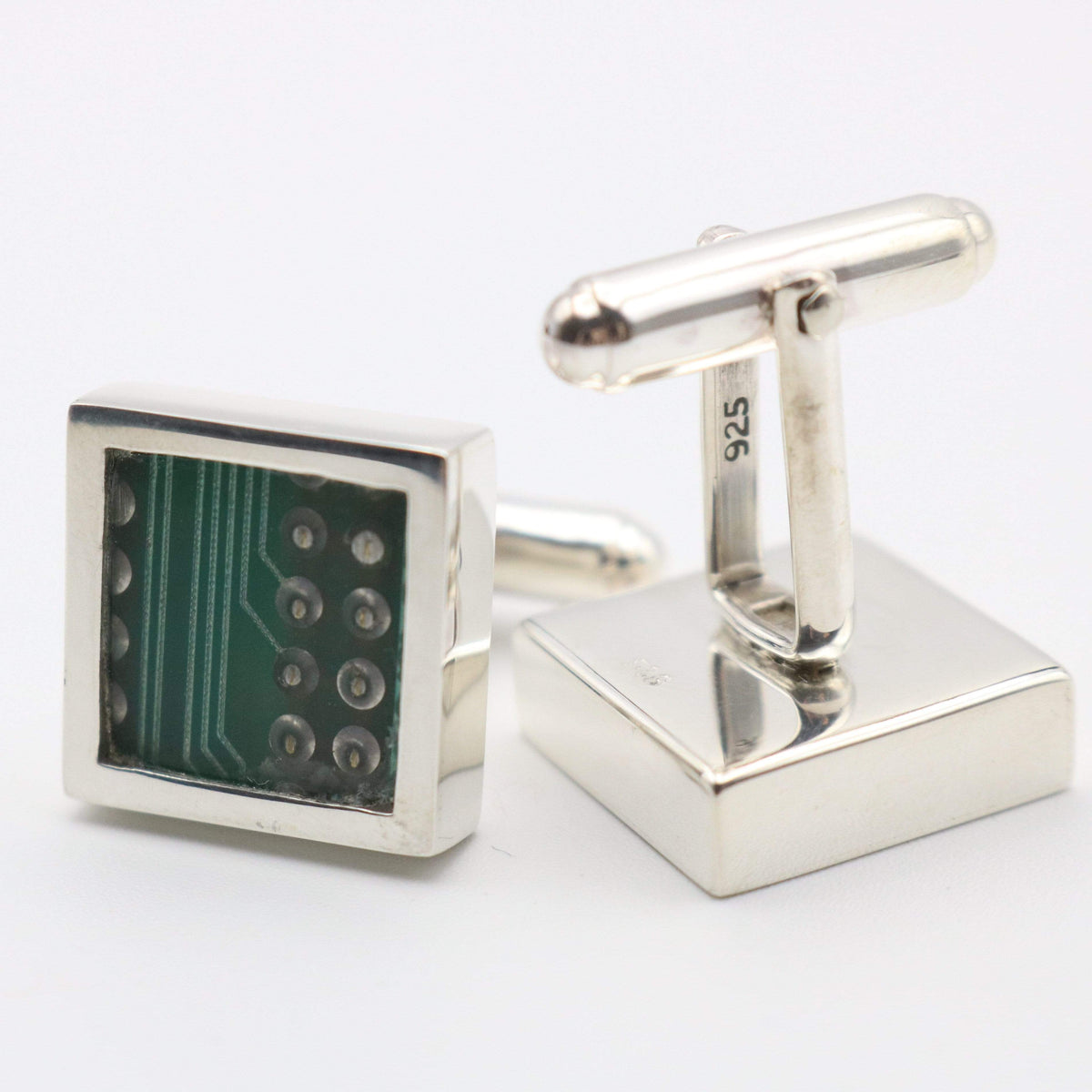 Cufflinks Computer ZX Spectrum Computer Cufflinks | Circuit Board | Computer Gift | Sterl ...