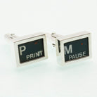 Hepburn and Hughes ZX Spectrum Keyboard Cufflinks in Sterling Silver